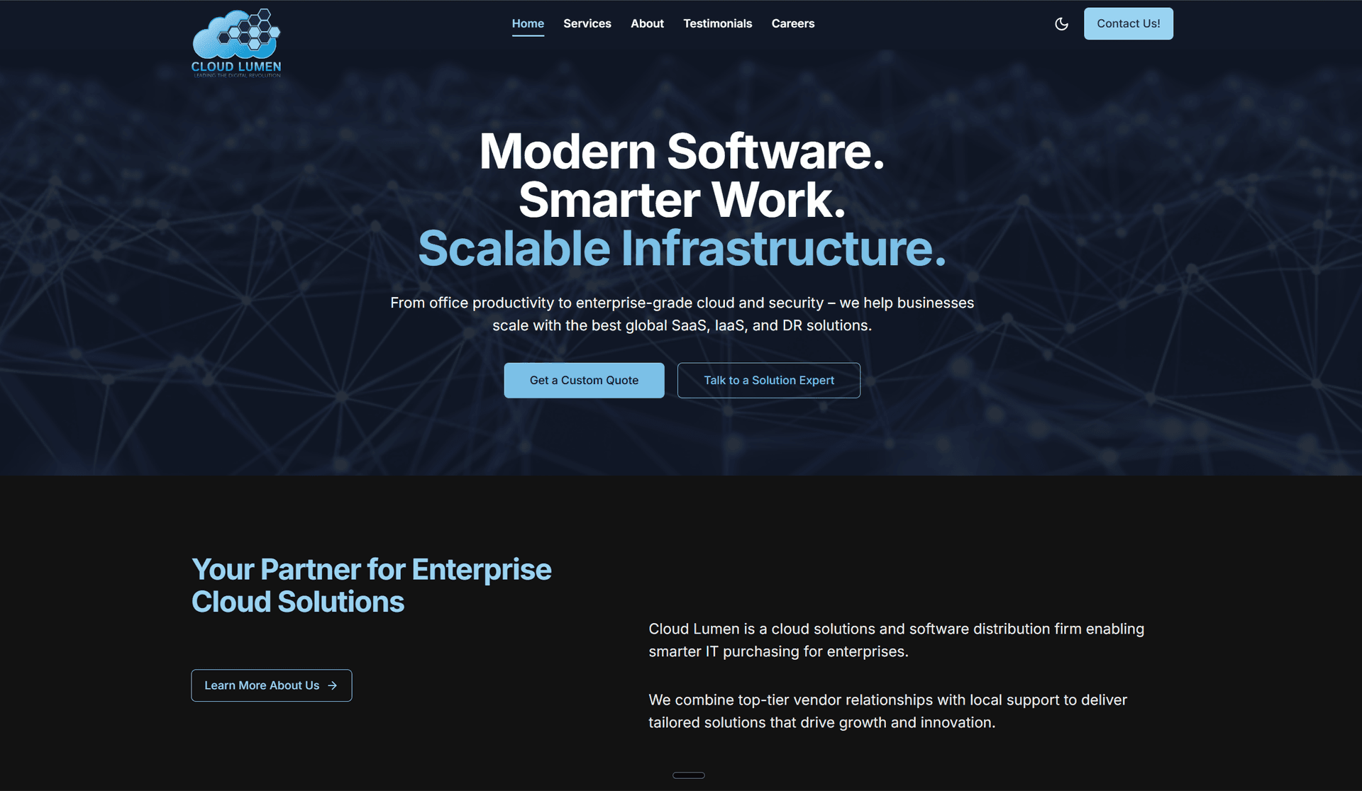 Cloud Infrastructure Setup case study preview